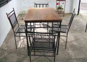 Mesa de Trabajo de Hierro - Bahía Blanca - Hogar - Jardin - Muebles