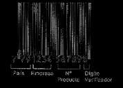 Genera codigo de barras