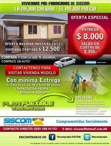 Vendedores para Viviendas Prefabricadas., Córdoba Capital - Doplim - 85236