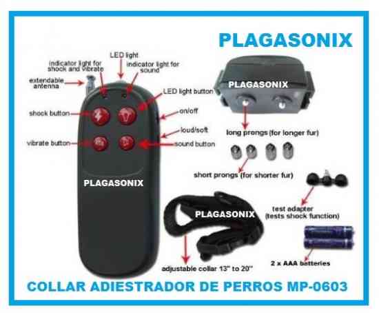 Collar adiestramiento de perros control remoto Plagasonix MP603 - 2