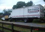 Fletes en escobar camiones camionetas transporte de 0348-4489256