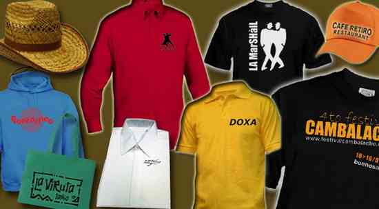 ROPA CON SU LOGO. UNIFORMES, BORDADOS Y ESTAMPADOS POR MAYOR